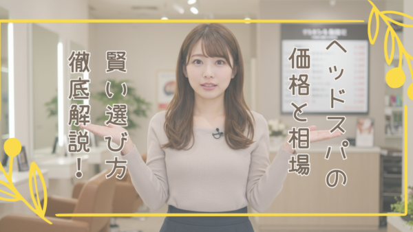 美容室でヘッドスパを受けるなら？気になる相場と賢い選び方を徹底解説